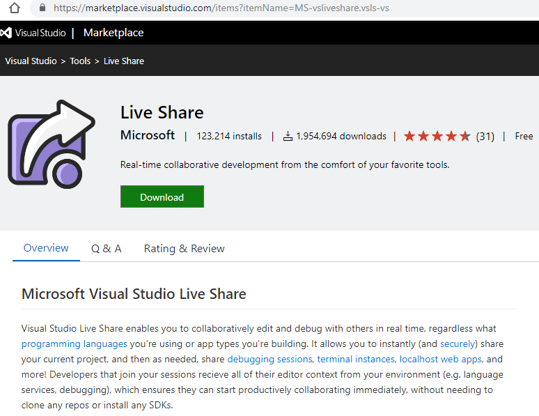 Collaborate Work In Same Project From VS 2017 And VS 2019 Using Live Share